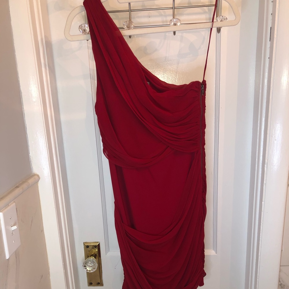 Alice + Olivia One Shoulder Dress